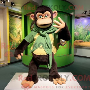 Olive Chimpansee mascotte...