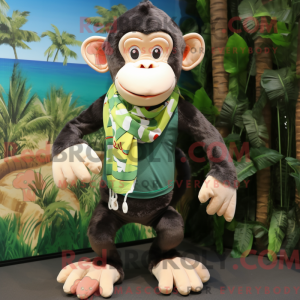 Olive Chimpansee mascotte...