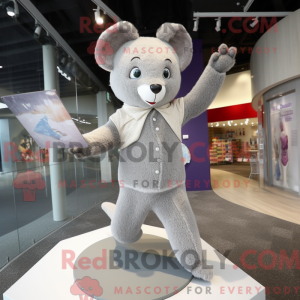 Sølv Trapes Artist maskot...