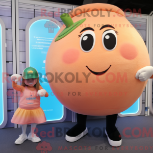 Peach Squash maskot kostume...