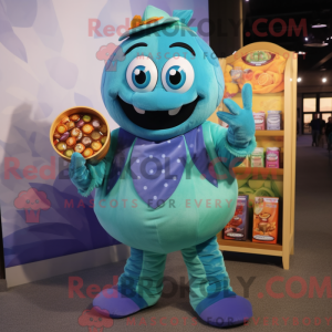 Cyan Jambalaya mascot...