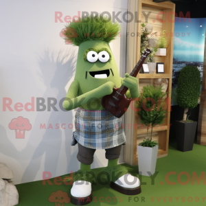 Oliven Sekkepipe maskot...