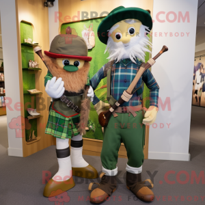 Oliven sækkepibe maskot...