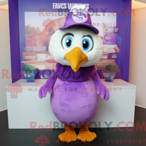 Lavender Turkey mascot...
