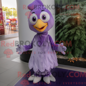 Lavendel Kalkun Maskot...