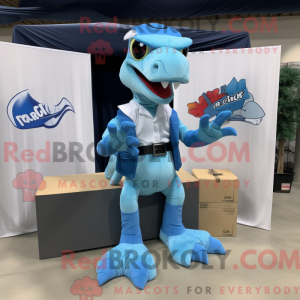 Himmelblå Utahraptor...