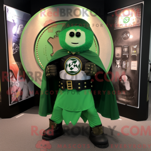Grøn Celtic Shield maskot...