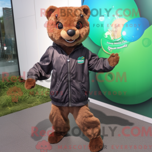 Brun Jaguarundi maskot...