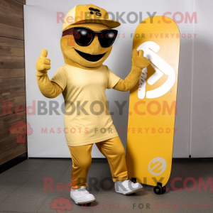 Postava maskota zlatého...
