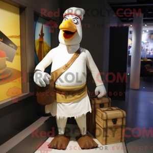 Personaggio mascotte pollo...