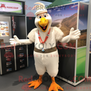 Disfraz de mascota de pollo...