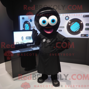 Mascotte d ordinateur noir...