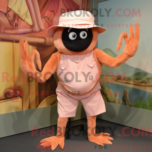 Peach Spider Maskottchen...