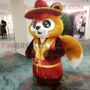 Gouden rode panda...
