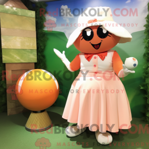 Postava maskota Peach Golf...