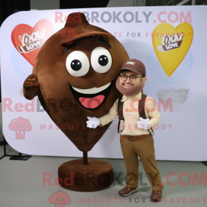 Brown Arrow Of Love maskot...