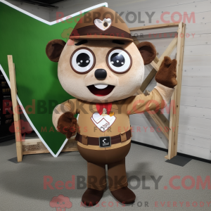 Personaggio mascotte Brown...