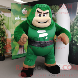 Costume mascotte Strongman...