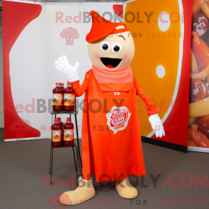 Postava maskota Orange...