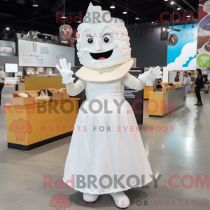 White Nachos mascot costume...