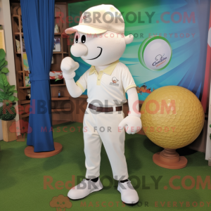 Máscara de bola de golfe...