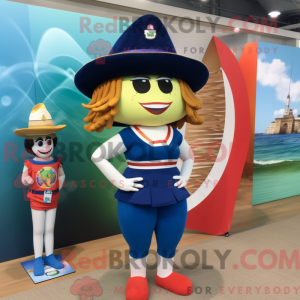 Navy Fajitas maskot kostume...