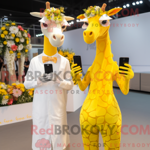 Máscara de girafa gigante...