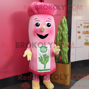 Rosa selleri maskot kostyme...