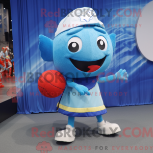 Postava maskota Sky Blue...