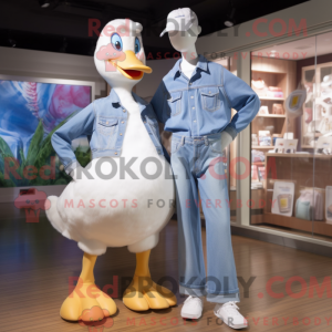 Swans mascot costume...