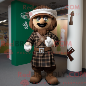 Brown Celtic Cross mascot...