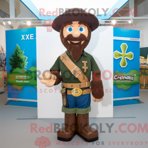 Brun Celtic Cross maskot...