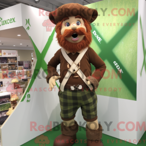 Brown Celtic Cross mascot...