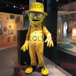 Yellow Frankenstein mascot...
