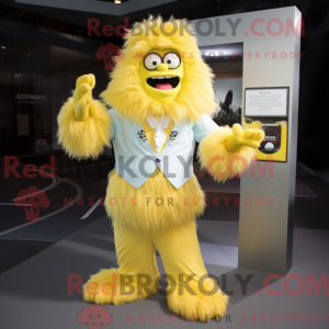 Costume de mascotte de yéti...
