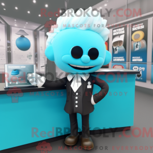 Disfraz de mascota de Cyan...