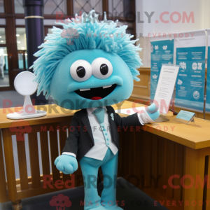 Disfraz de mascota de Cyan...