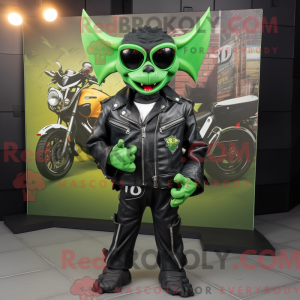 Groene Bat-mascottekostuum...