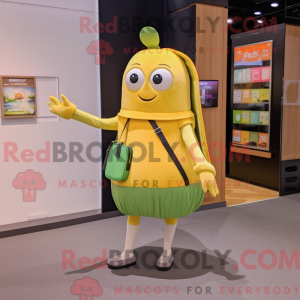 Gold Zucchini mascot...