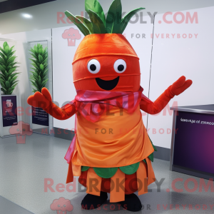 Costume mascotte de carotte...