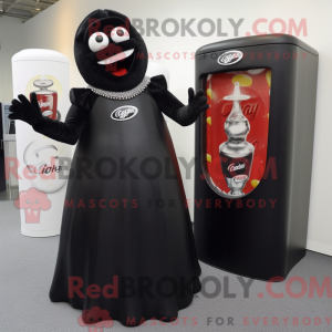 Black Soda Can maskot...