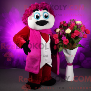 Disfraz de mascota Magenta...