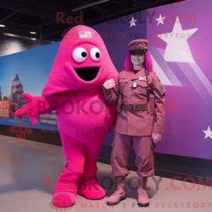 Magenta Amerikaanse soldaat...