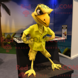 Gul Archaeopteryx máscara...