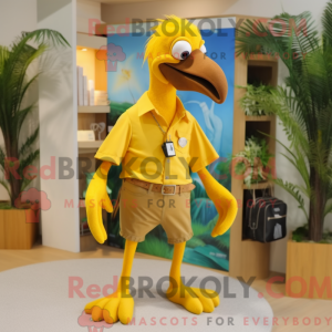 Gul Archaeopteryx máscara...