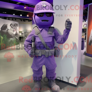 Lavendel Armee Soldat...