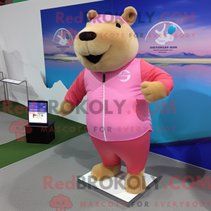 Roze capibara...