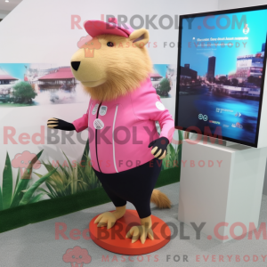 Roze capibara...