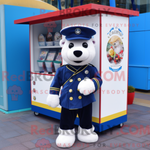 Disfraz de mascota de Navy...