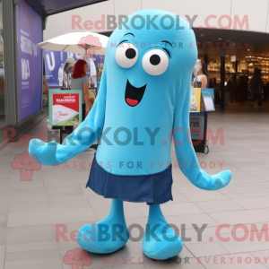 Postava maskota Sky Blue...